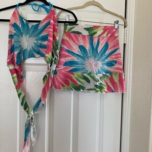 Floral Women's Skort Set